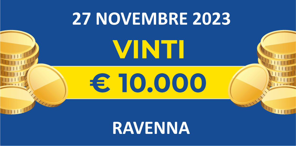 Biglietto vincente del 27 novembre dei premi giornalieri Lotteria Italia 2023 Biglietto vincente del 27 novembre dei premi giornalieri Lotteria Italia 2023