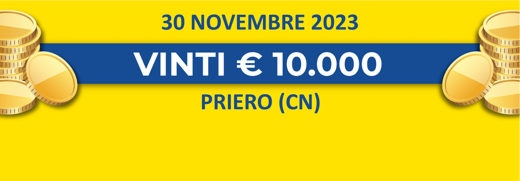 Biglietti vincenti del 30 novembre dei premi giornalieri Lotteria Italia 2023 Biglietti vincenti del 30 novembre dei premi giornalieri Lotteria Italia 2023