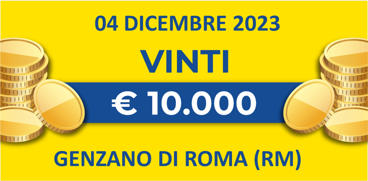 Biglietti vincenti del 04 dicembre dei premi giornalieri Lotteria Italia 2023 Biglietti vincenti del 04 dicembre dei premi giornalieri Lotteria Italia 2023
