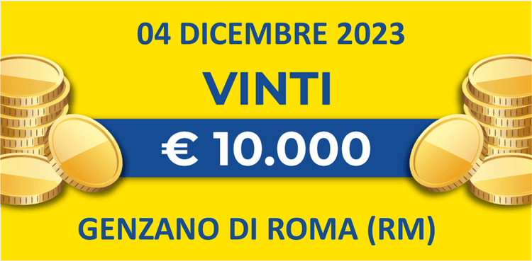 Biglietti vincenti del 04 dicembre dei premi giornalieri Lotteria Italia 2023 Biglietti vincenti del 04 dicembre dei premi giornalieri Lotteria Italia 2023