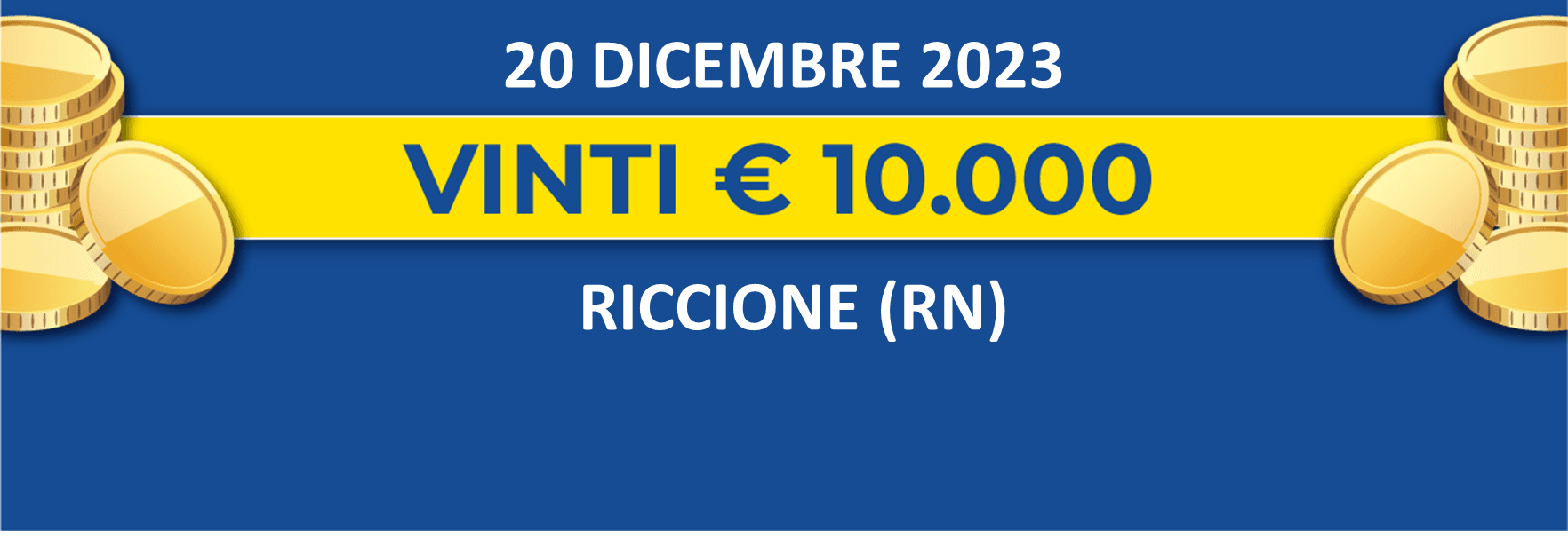 Biglietto vincente del 20 dicembre dei premi giornalieri Lotteria Italia 2023 Biglietto vincente del 20 dicembre dei premi giornalieri Lotteria Italia 2023