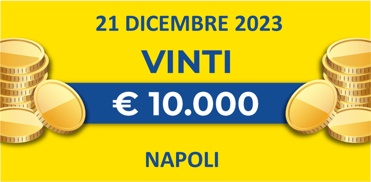 Biglietto vincente del 21 dicembre dei premi giornalieri Lotteria Italia 2023 Biglietto vincente del 21 dicembre dei premi giornalieri Lotteria Italia 2023