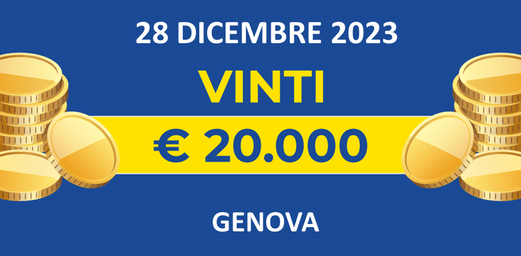 Biglietto vincente del 28 dicembre dei premi giornalieri Lotteria Italia 2023 Biglietto vincente del 28 dicembre dei premi giornalieri Lotteria Italia 2023