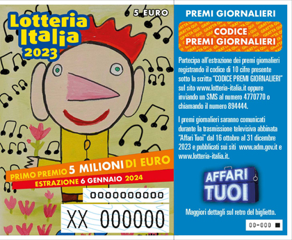 Lotteria Italia 2023: come funziona - Sito Ufficiale