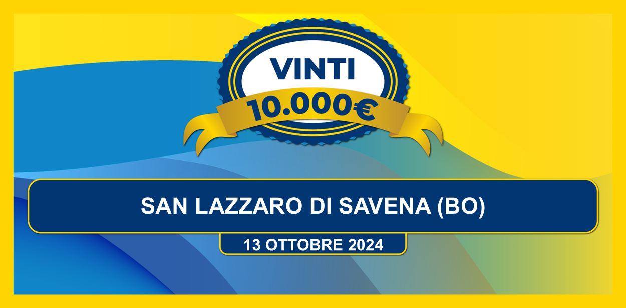 Biglietto vincente il premio giornaliero della Lotteria Italia 2024 dell’11 e 13 ottobre